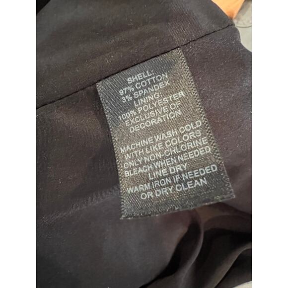 White House Black Market WHBM Pencil Skirt Black White 6 - Picture 5 of 5